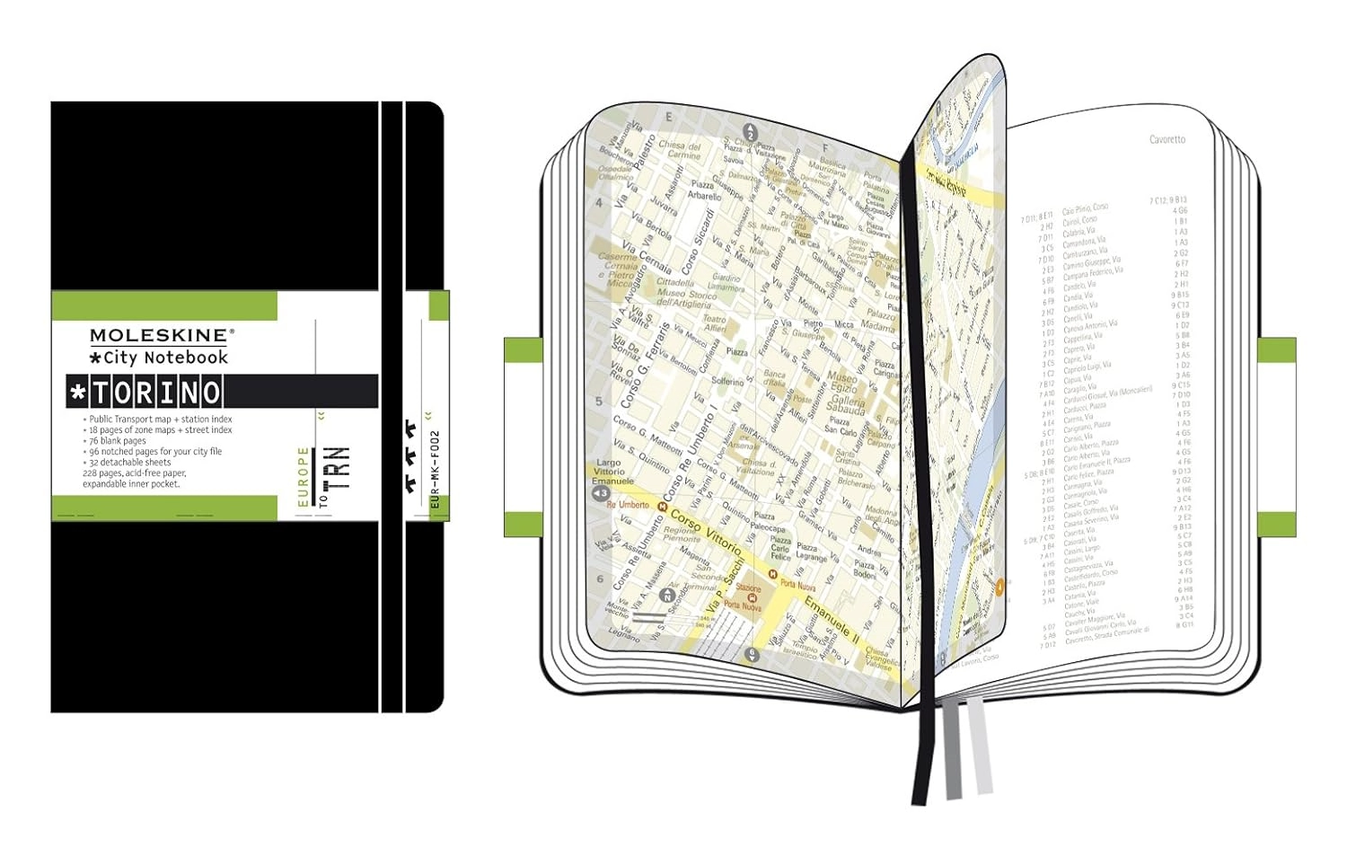 Een City Notebook TORINO ** zonder recht van retour ** koop je bij Moleskine.nl